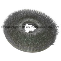 Stainless Steel Wire Road Sweeper Brush with Fastener (YY-715)